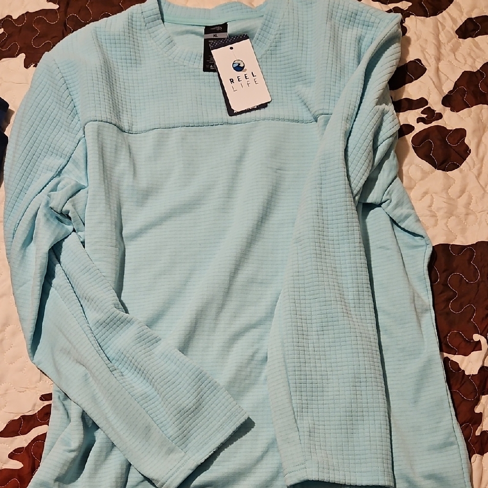 Reel Life Light Blue Long Sleeve Top